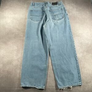 Vintage 90s Bugle Boy Gold Crest 7M Loose Baggy Jeans 34x29